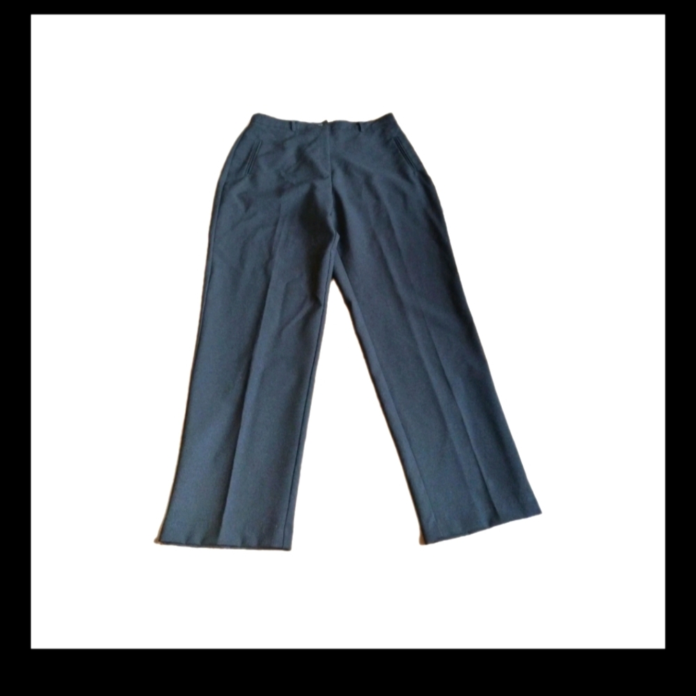 Sag Harbor Dress Pants Women’s Size 14 Black Slacks Two-Lined Pockets Work